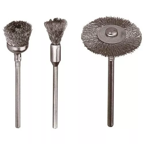 купить Набор головок, бит, насадок Wolfcraft 2114000 Set de mini-perii din sarma de otel в Кишинёве 