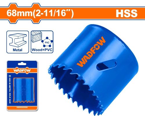 купить Набор головок, бит, насадок Wadfow WKJ1468 Carota Bi Metal D68mm HSS в Кишинёве 