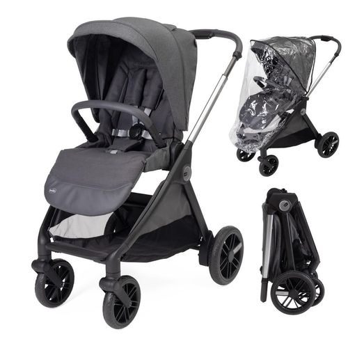 купить Детская коляска Chicco 87136450000 Bellagio, Black Satin в Кишинёве 