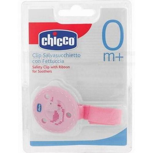 купить Пустышка Chicco 71351.01 Клипса для пустышки розовая в Кишинёве 