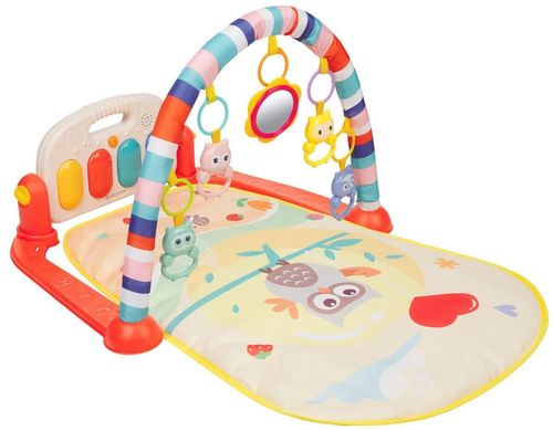 купить Коврик игровой Kikka Boo 31201010401 Salteluta de joaca Happy Owl Orange в Кишинёве 