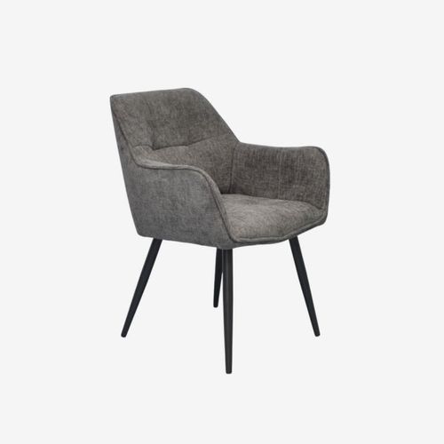 купить Комплект стол и стулья Evelin di Costacurta стол DT-533R B + 4 стула YTC-090B UF885-15 (Dark grey) в Кишинёве 