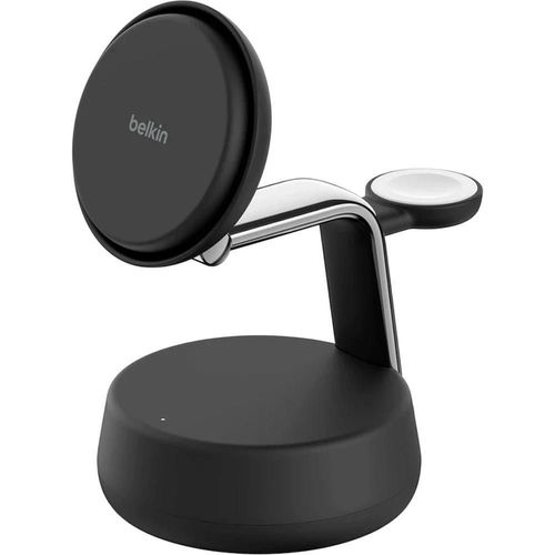 cumpără Încărcător wireless Belkin WIZ040KQCH 25w QI2 3-IN-1 Wireless Charging Stand, Black în Chișinău 