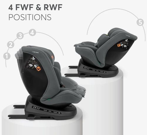 cumpără Scaun auto Kikka Boo 31002100108 i-Defend Grey i-Size, 40-150 cm în Chișinău 