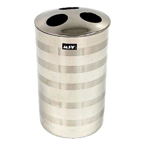 cumpără Pahar pentru periuțe de dinți MSV 52196 Cordoba Argintiu cu capac în Chișinău 