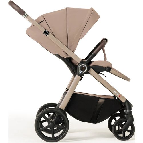 купить Детская коляска DadaPrams Carucior 2in1 Flux Beige + Adaptoare в Кишинёве 