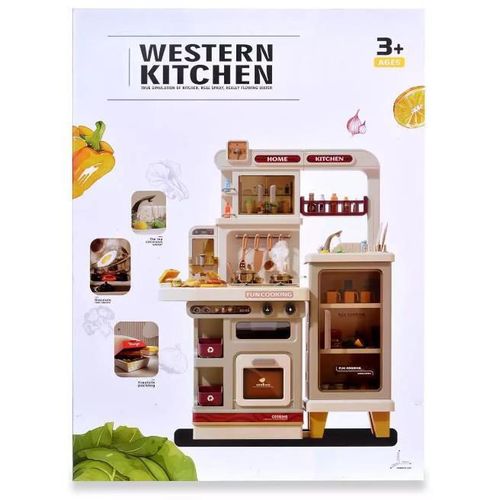 купить Игрушечная кухня и посуда New World 888C Set de bucatarie multifunctional, 93 elemente, cod 922050 в Кишинёве 