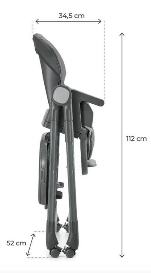 cumpără Scaun de masă KinderKraft KHTULO00GRY0000 Tulo grey în Chișinău 