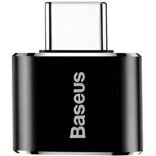 купить Переходник для IT Baseus CATOTG-01, Mini USB Female to Type-C Male Converter, Black в Кишинёве 