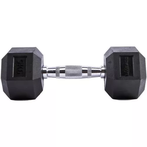 cumpără Ganteră LivePro 49882 Gantera Hex Rubber Dumbbell 2x25kg, LP8005/25/BK în Chișinău 