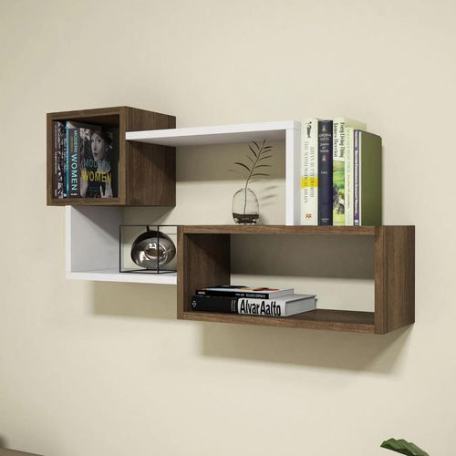 cumpără Raft decorativ Hanah Home Afro White Walnut în Chișinău 