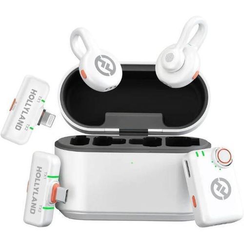 cumpără Microfon Hollyland Lark M2S Ultimate Combo (Glacier White) în Chișinău 