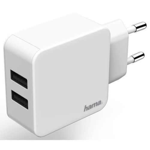 cumpără Încărcător cu fir Hama 178368 Charger, 2xUSB 2.4A 20 pcs în Chișinău 