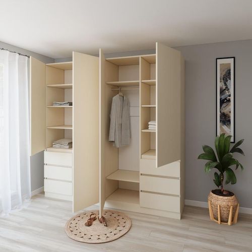 cumpără Dulap Smartex (15953) N17 220cm Ivory în Chișinău 