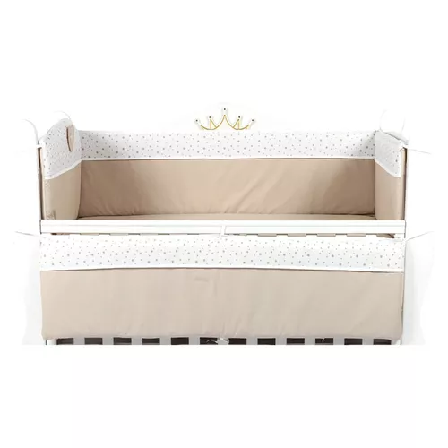cumpără Protecție laterală pentru pătuț PernaMea Confort stele maro 120x60 (PM.101467) în Chișinău 