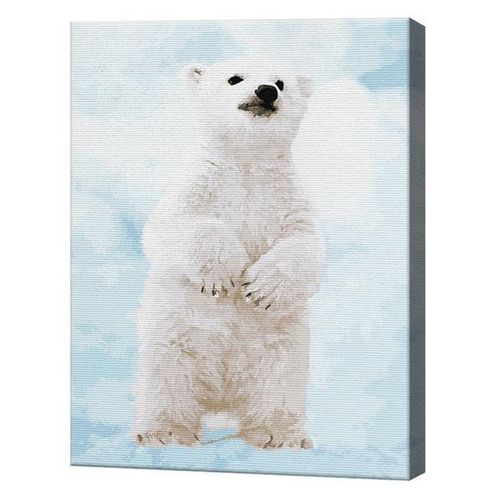 купить Картина по номерам Art Gallery GX23585 40x50cm Eco, Pui de urs polar в Кишинёве 