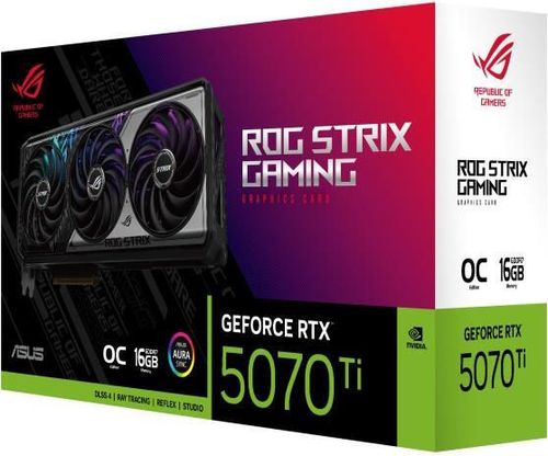 cumpără Placă video ASUS ROG-STRIX-RTX5070TI-O16G-GAMING, GeForce RTX5070 Ti 16GB GDDR7 în Chișinău 