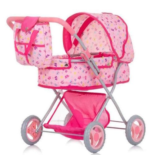 купить Кукла Chipolino Коляска для кукол Dora butterflies KZKDR02401BU в Кишинёве 