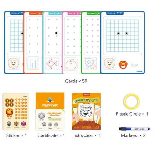 купить Набор для творчества Mideer CT2152 Set educativ Unim punctele, nivelul 3 de dificultate в Кишинёве 