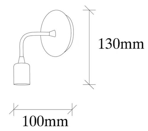 cumpără Candelabru de perete Trendy Lampa de perete Dartini-MR-735 10x13x10cm în Chișinău 