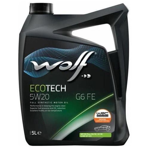 купить Масло Wolf 5W20 ECOTECH G6 FE 5L в Кишинёве 