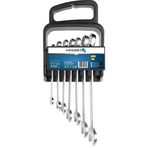 купить Набор ручных инструментов Hoegert Набор комбинированных ключей 8-19 мм (7 шт.) HT1W490-1 в Кишинёве 