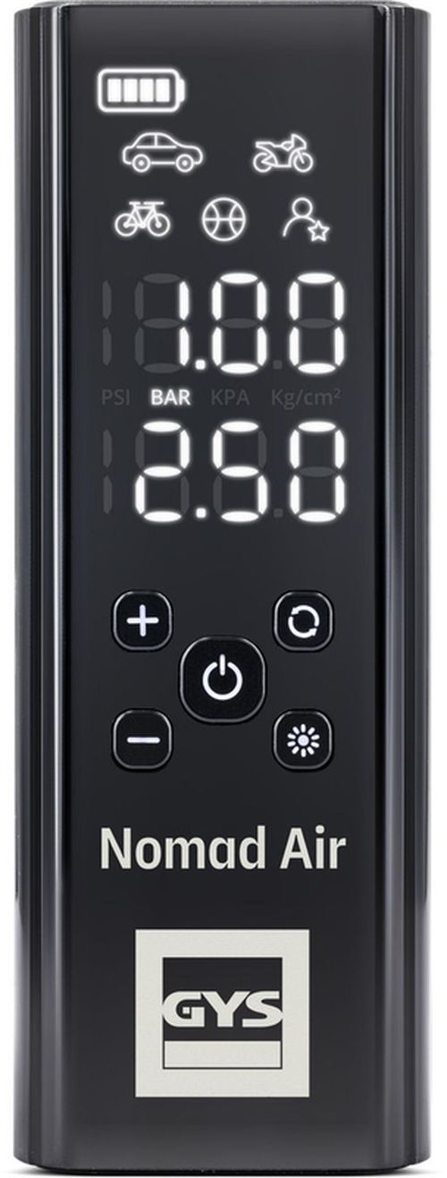 cumpără Compresor auto portabil GYS 088795 NOMAD AIR, мини компрессор c Li-Ion, Powerbank и фонарем în Chișinău 