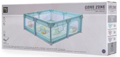 cumpără Țarc Moni GameZone Mint, 150x200cm, 60 bile în Chișinău 