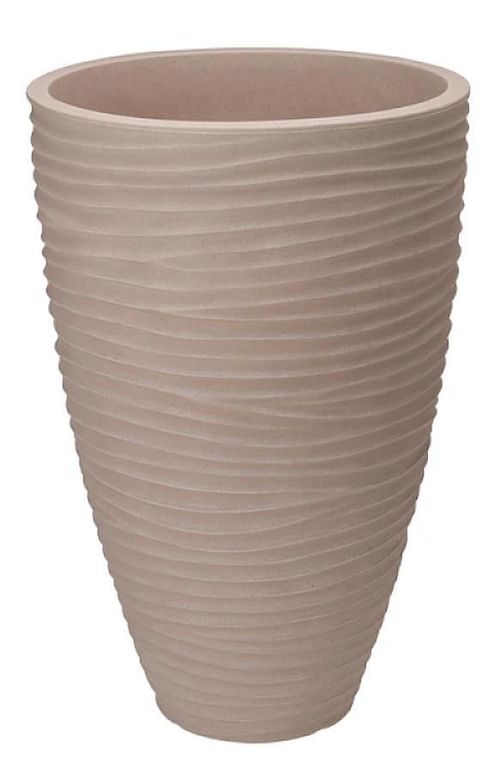 cumpără Ghiveci pentru flori ProGarden 57452 Vaza, D39cm, H60cm, plastic, bej în Chișinău 