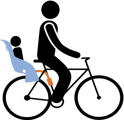 купить Транспорт для детей THULE Scaun bicicleta Ride Along Bike Seat Light Gray в Кишинёве 