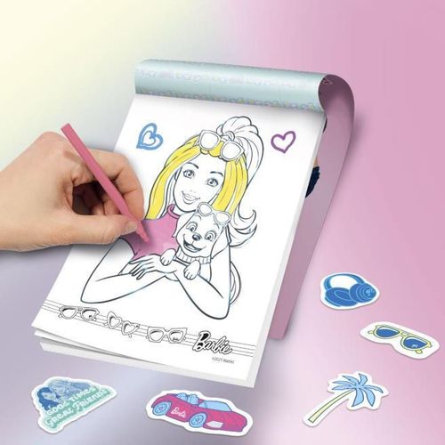 купить Набор для творчества Lisciani Giochi 13201 Set de creatie Sketchbook Barbie Make it sparkle в Кишинёве 