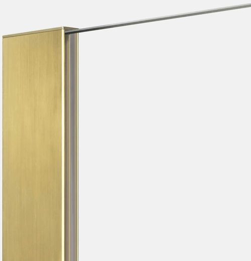 cumpără Cabină de duș New Trendy Perete dus Nesta Gold Brushed 8 mm 90x200 K-1743 în Chișinău 