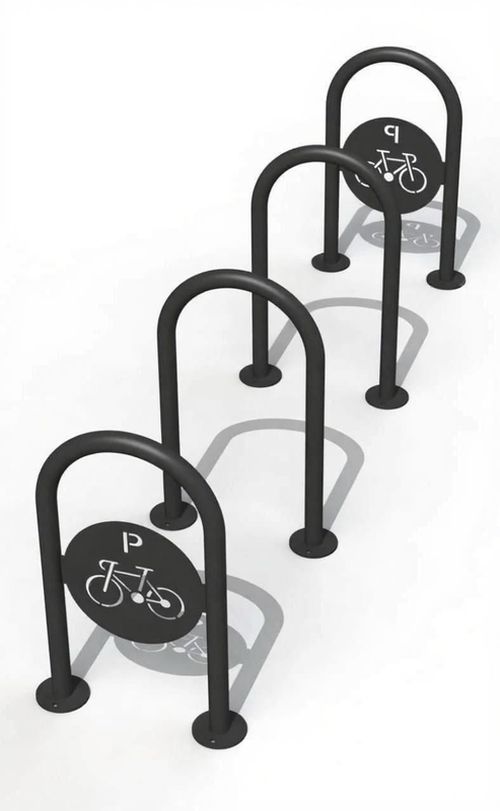 купить Уличный тренажер Copfer PTP728A Парковка для 2 велосипедов (установка на бетон) в Кишинёве 