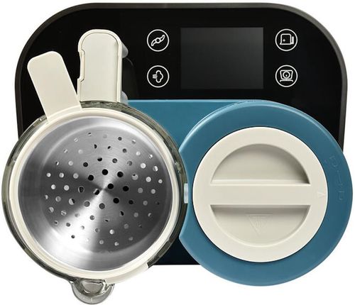 купить Пароварка-блендер Beaba B916901 Babycook Smart + Wi-Fi Peacock Blue в Кишинёве 