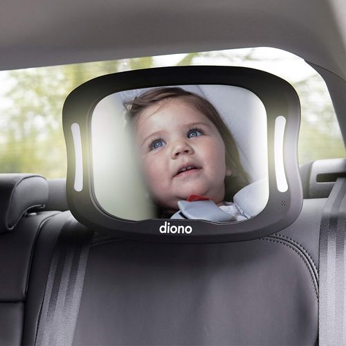 Зеркало заднего вида с подсветкой Diono Easy View XXL 