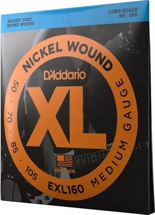 купить Струна для музыкального инструмента D’Addario EXL160  Струны для бас-гитары в Кишинёве 