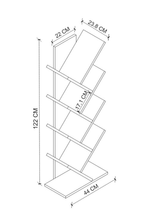 cumpără Raft de birou Bofigo 15-11-08 Anthracite în Chișinău 