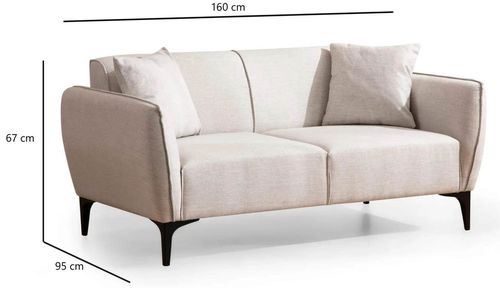 купить Диван Trendy Belissimo Off White (2 locuri) в Кишинёве 