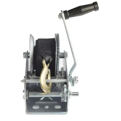 cumpără Troliu Lider-Tech 00003552 Troliu manual cu tambur 1000LB, banda textila 10m (450kg) în Chișinău 