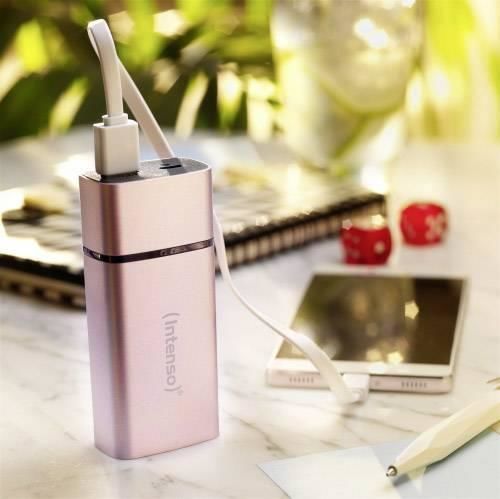 cumpără Acumulator extern USB (Powerbank) Intenso 5200 mAh Alu, Pink în Chișinău 