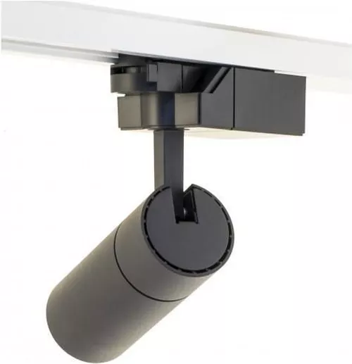 купить Освещение для помещений LED Market Track Spot Light COB 12W, 3000K, HS-009S, φ60*l155mm, Black в Кишинёве 