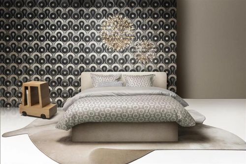 cumpără Lenjerie de pat Moooi 239577 Umbrella Squid 200x200/220 Silver în Chișinău 