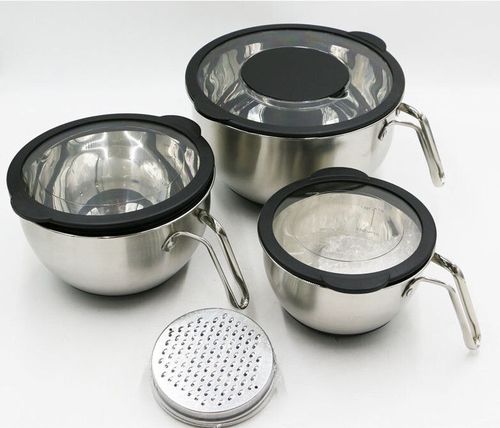 cumpără Veselă de camping miscellaneous 5899 Set boluri inox 3buc 1.0/2.5/4.5L (243-957) SIO în Chișinău 