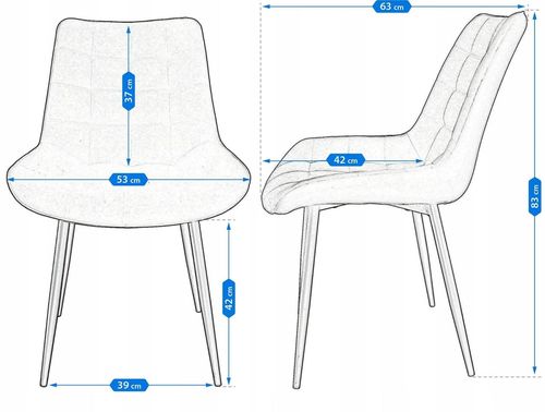 cumpără Scaun Jumi CM-923416 Misty Black în Chișinău 