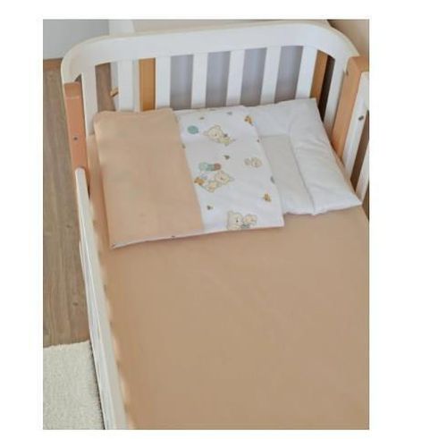 cumpără Lenjerie de pat pentru copii Veres 153.1.56 Сменная постель Мишка бежевый (90x110/40x60) (3ед.) în Chișinău 