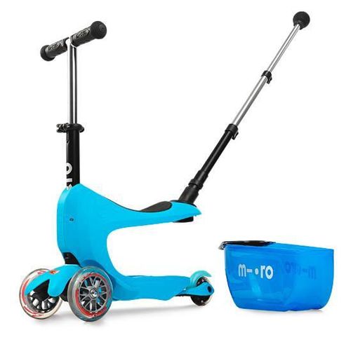 купить Самокат Micro MMD034 Mini2go Deluxe Plus Blue в Кишинёве 