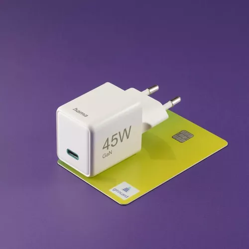 купить Зарядное устройство сетевое Hama 201983 Super Mini-charger, USB-C, 45W в Кишинёве 