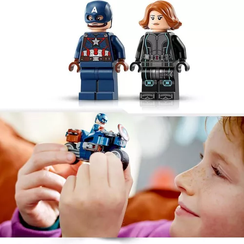купить Конструктор Lego 76260 Black Widow & Captain America Motorcycles в Кишинёве 