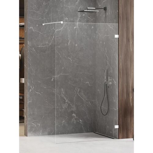 cumpără Cabină de duș New Trendy Perete dus Avexa White Matt 6mm 110x200 EXK-2922 în Chișinău 