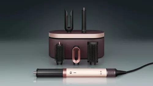 купить Прибор для укладки Dyson HS09 Airwrap Co-anda2x, Straight+Wavy Ceramic pink/Rose gold в Кишинёве 